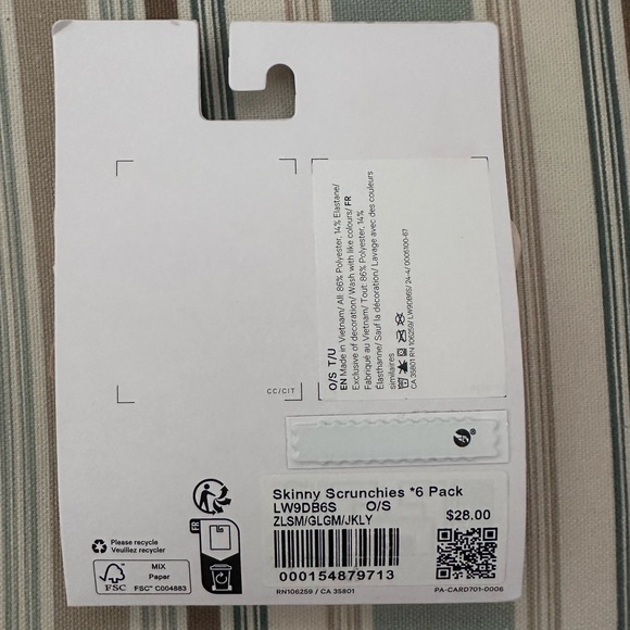 lululemon athletica Skinny Scrunchies - Earthy Neutrals - Picture 2 of 2